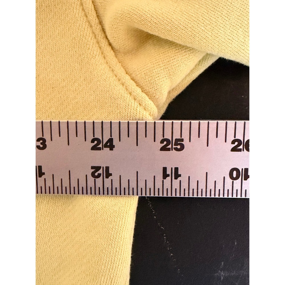 Universal Thread Sweatshirt Women XL Bright Lemon Lime Crewneck Bubble Hem - Picture 7 of 8